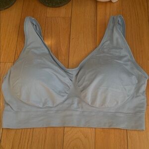 Seamless Light Blue Bralette